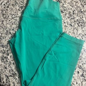Lululemon Aligns size 12 green